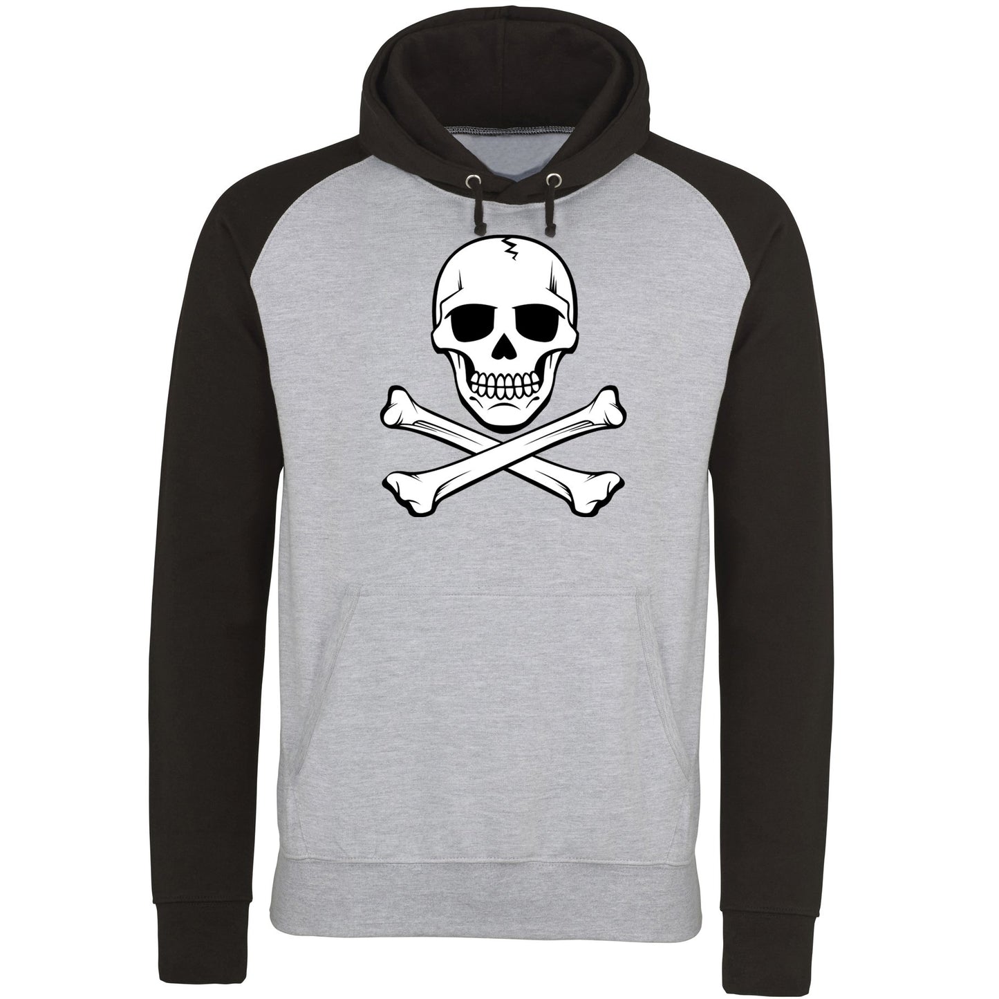 Skull And Crossbones Baseball Hoodie