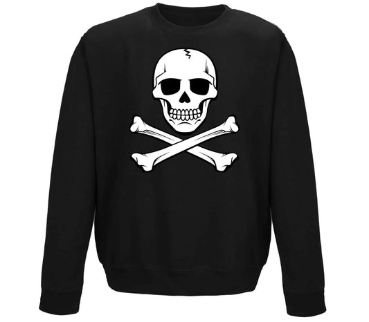 Skull And Crossbones Childrens Sweatshirt