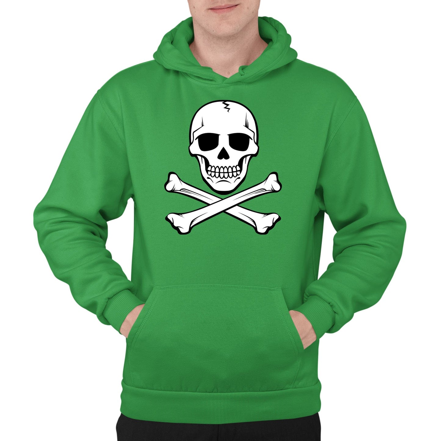 Skull And Crossbones Mens Pullover Hoodie