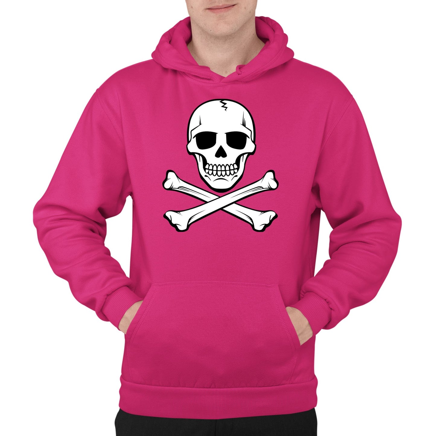 Skull And Crossbones Mens Pullover Hoodie