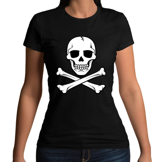 Skull and Crossbones Womens T-shirt