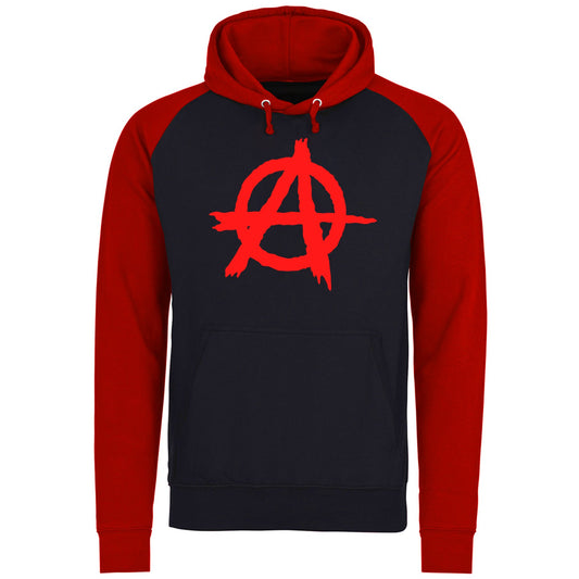 Anarchy Symbol Baseball Hoodie