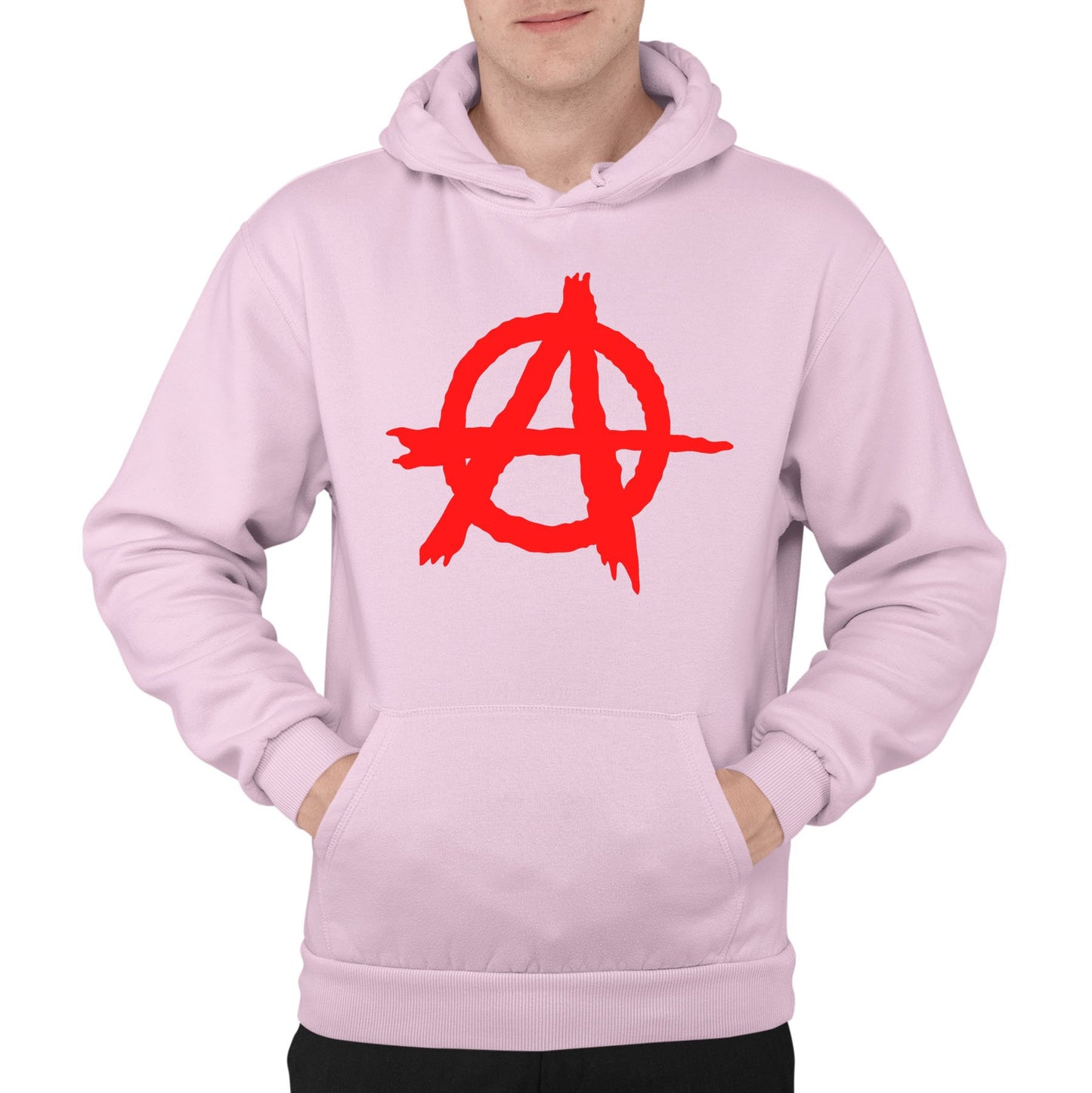 Anarchy Symbol Mens Pullover Hoodie