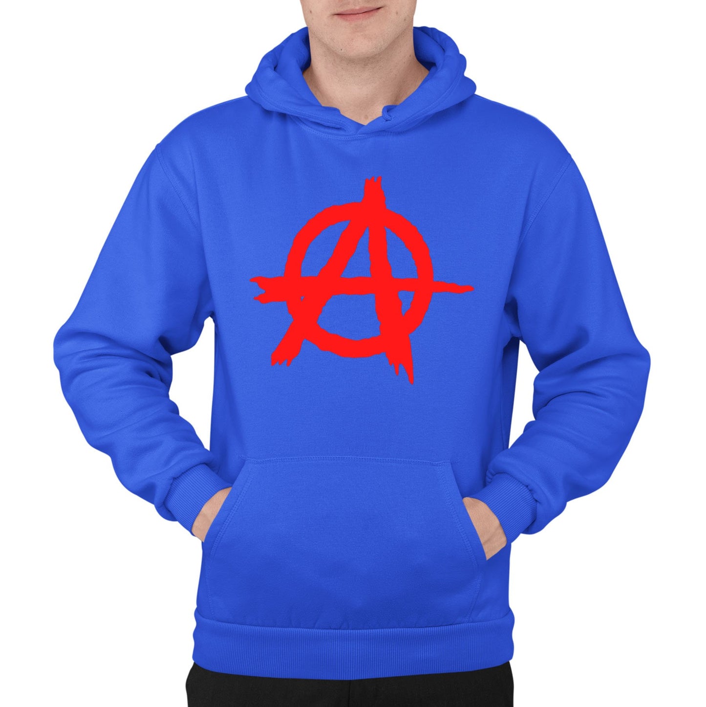 Anarchy Symbol Mens Pullover Hoodie