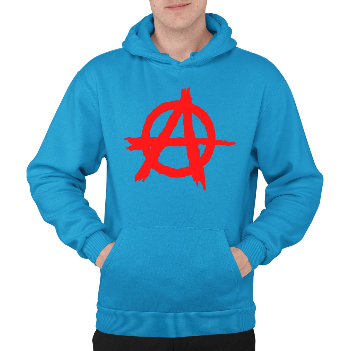 Anarchy Symbol Mens Pullover Hoodie