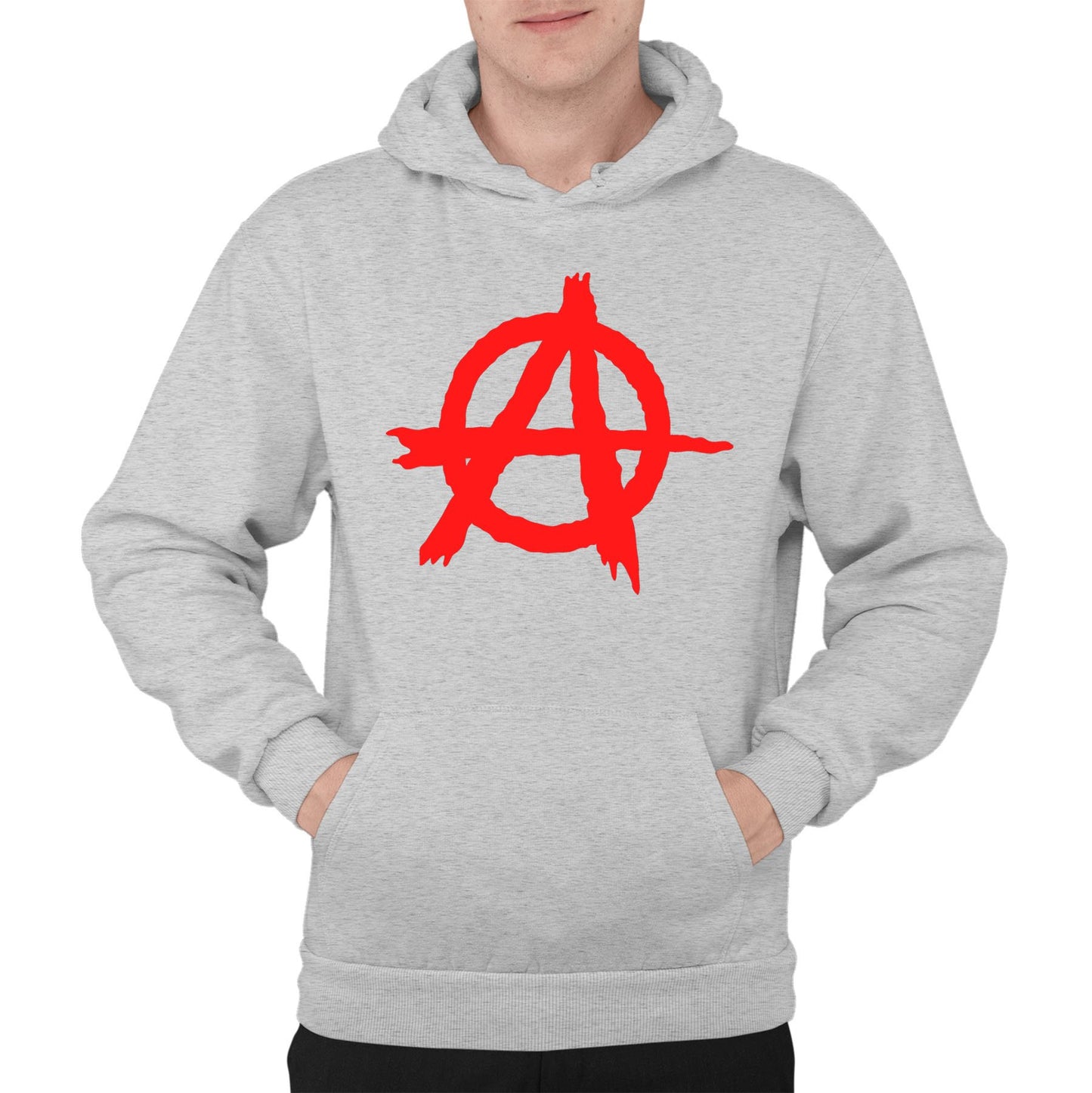 Anarchy Symbol Mens Pullover Hoodie