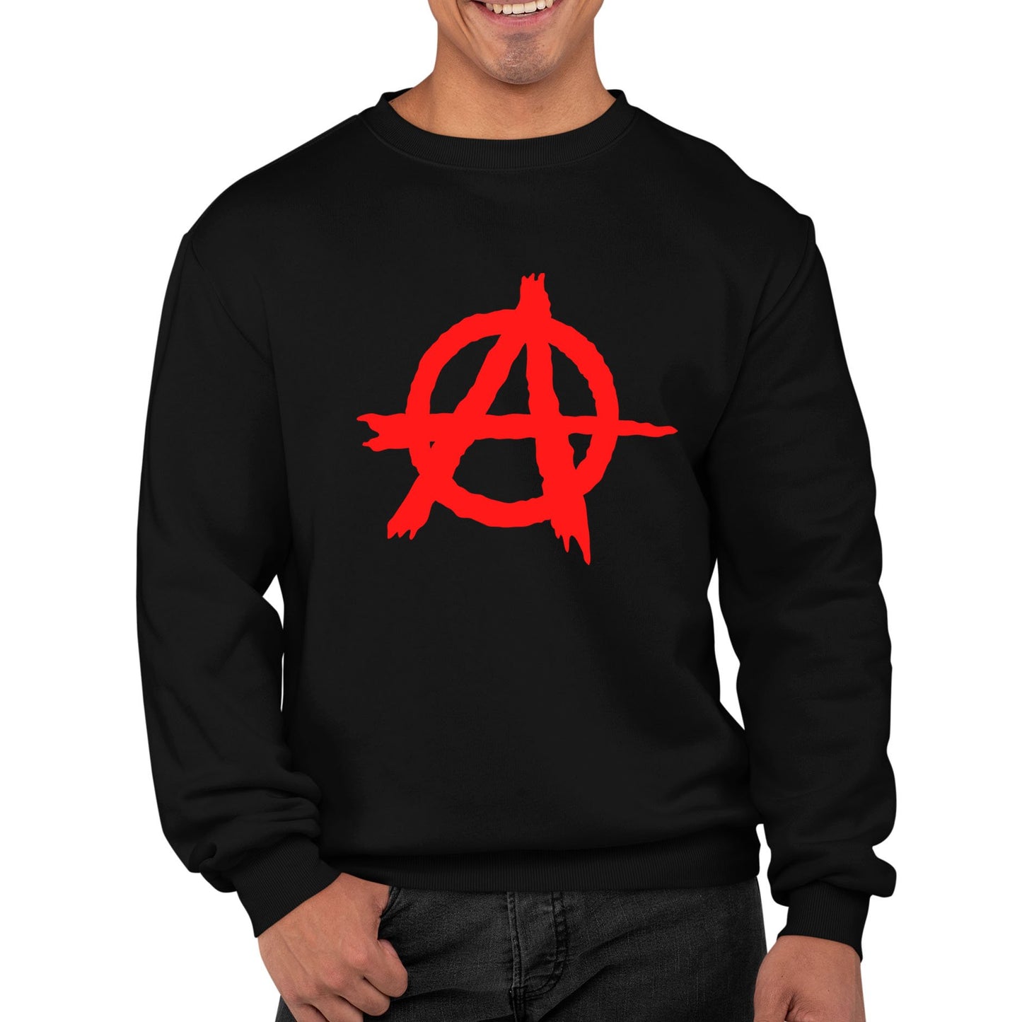 Anarchy Symbol Mens Sweatshirt