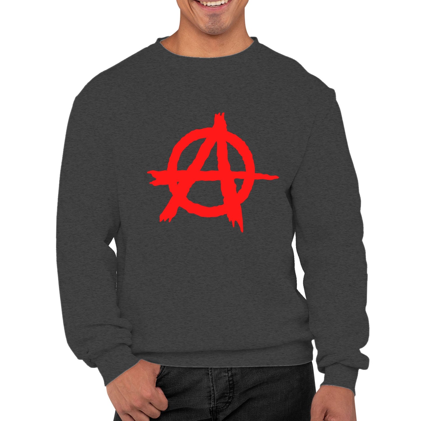 Anarchy Symbol Mens Sweatshirt