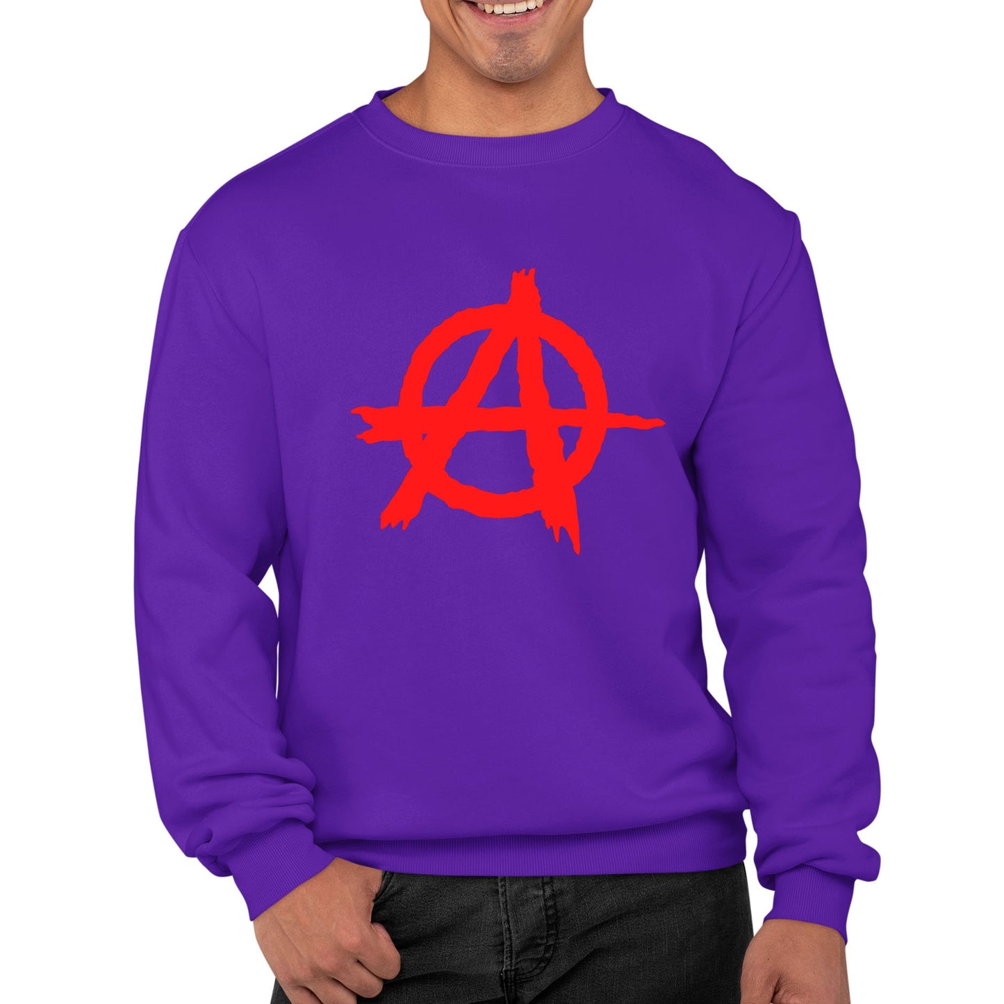 Anarchy Symbol Mens Sweatshirt