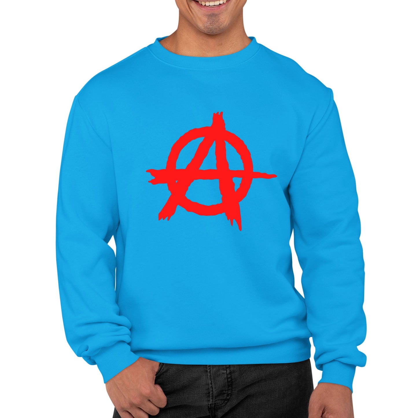 Anarchy Symbol Mens Sweatshirt