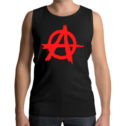 Anarchy Symbol Mens Vest