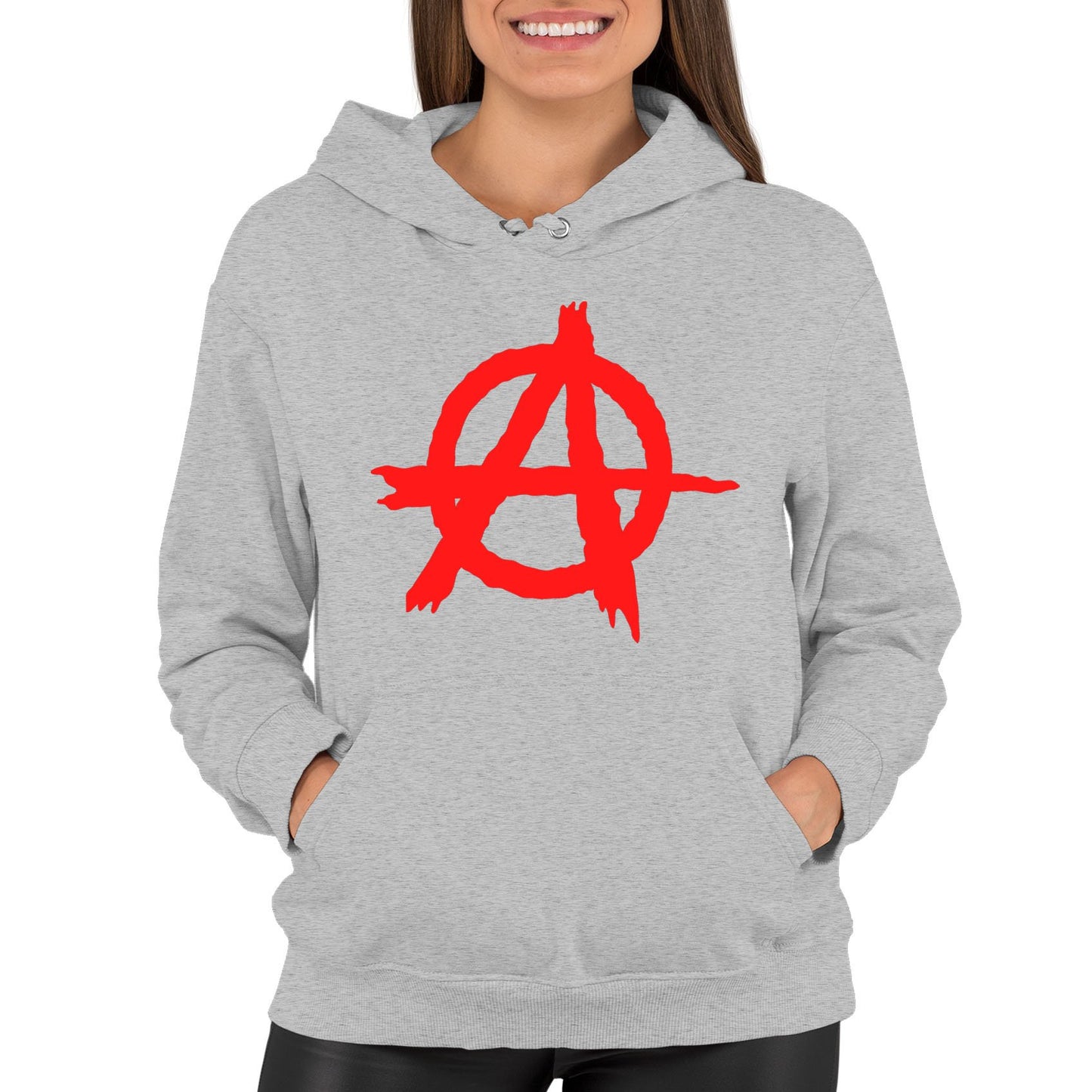 Anarchy Symbol Womens Pullover Hoodie