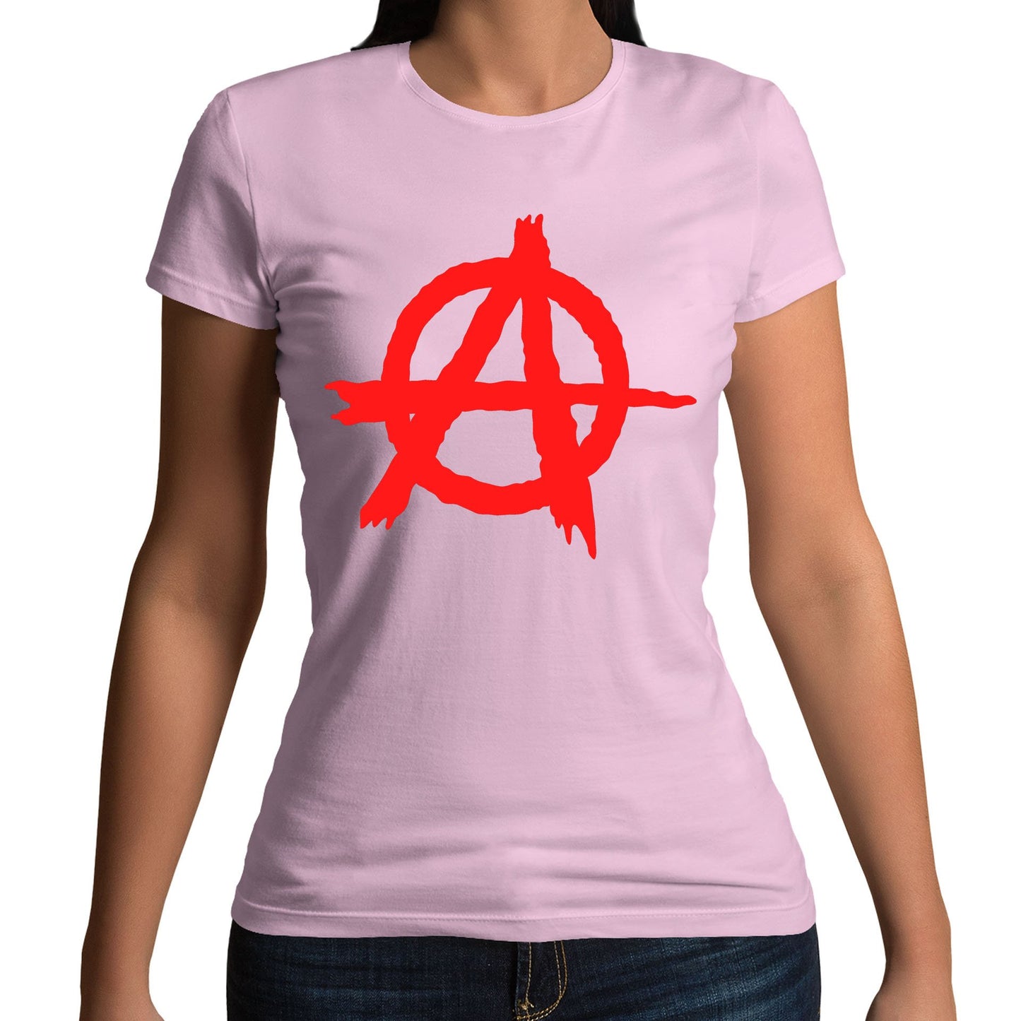 Anarchy Symbol Womens T-shirt