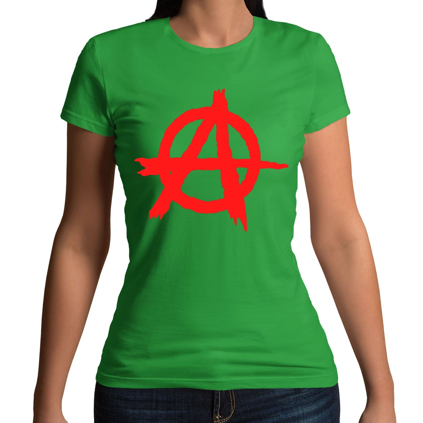 Anarchy Symbol Womens T-shirt