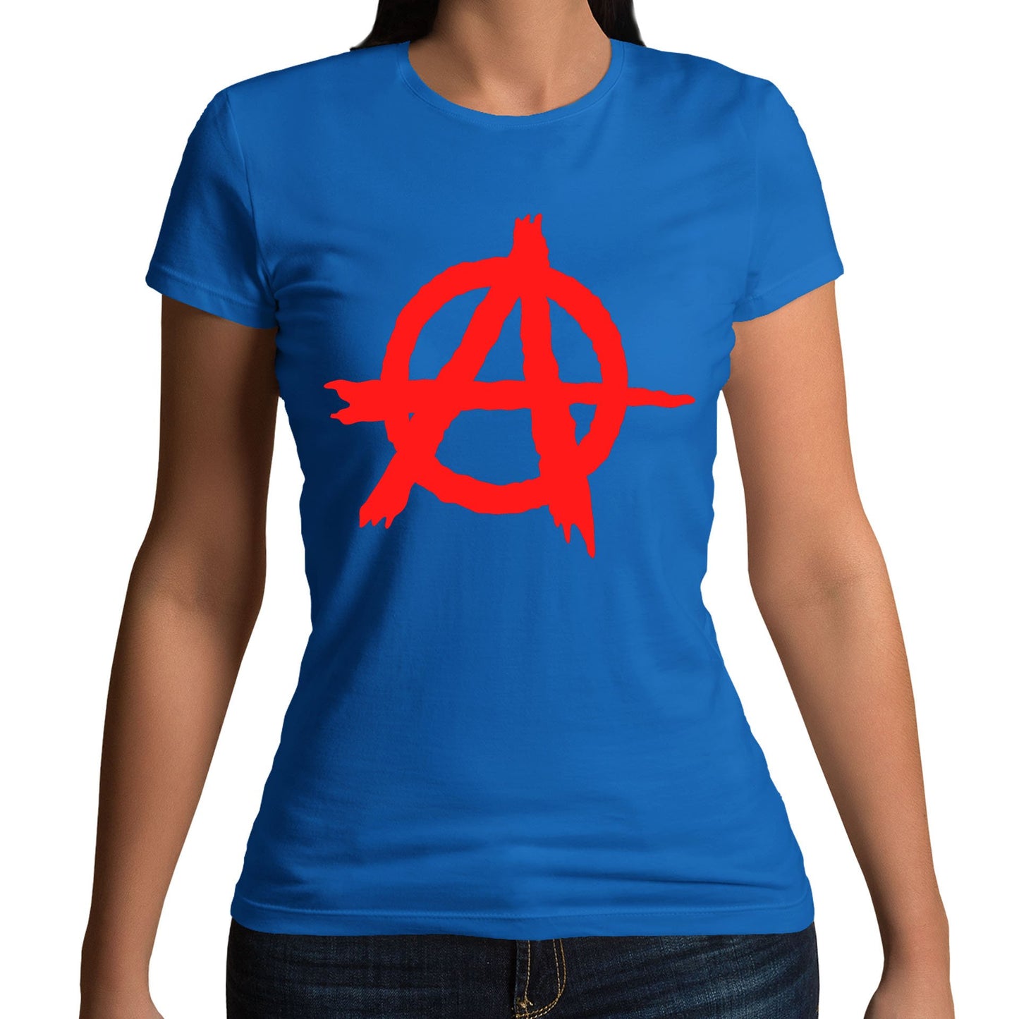 Anarchy Symbol Womens T-shirt