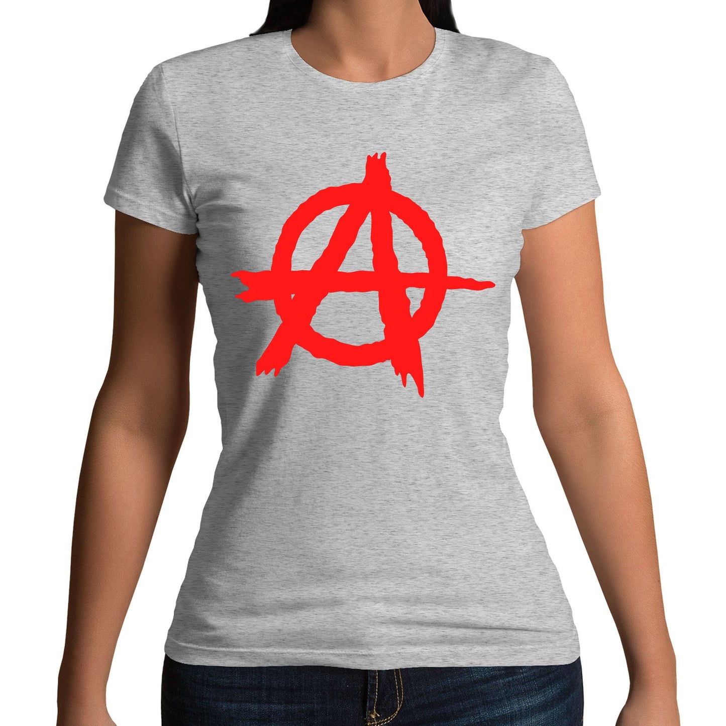 Anarchy Symbol Womens T-shirt