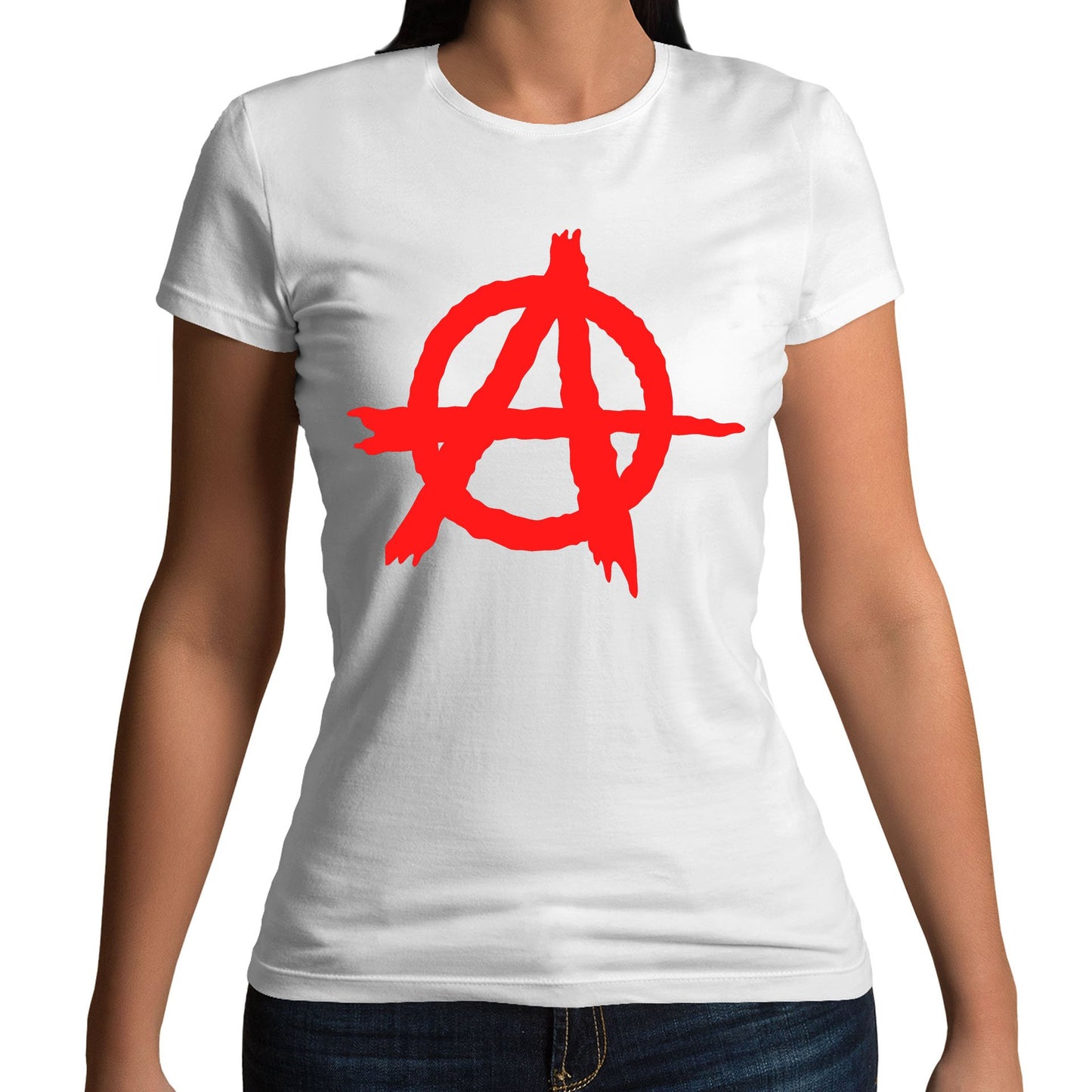 Anarchy Symbol Womens T-shirt