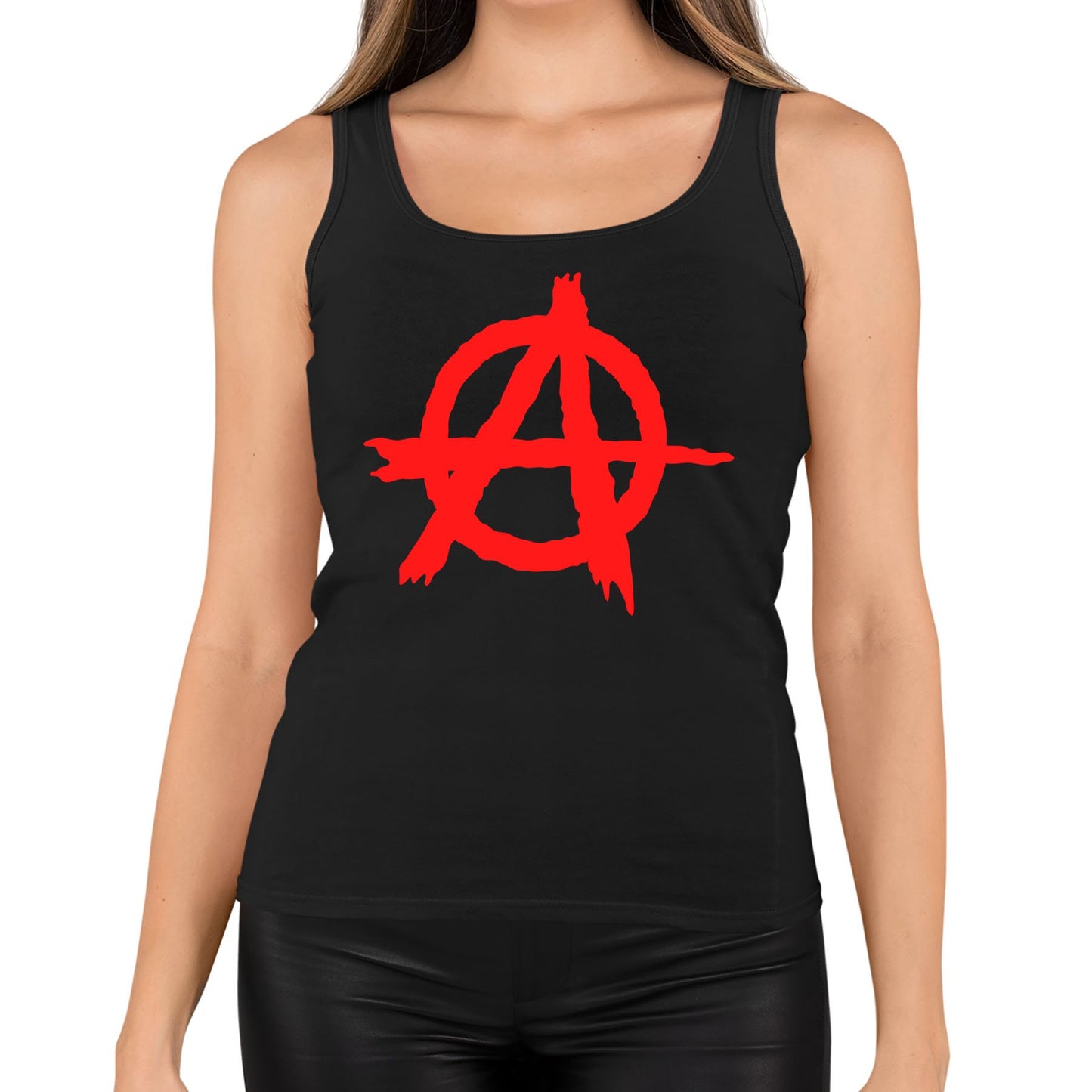 Anarchy Symbol Womens Vest