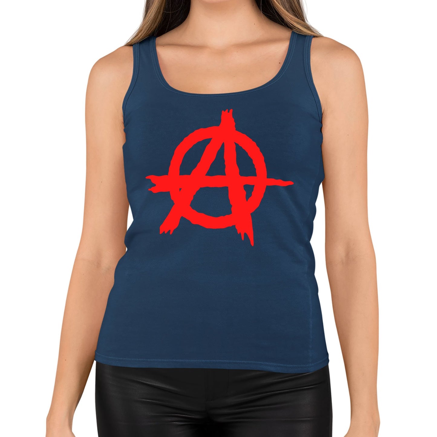 Anarchy Symbol Womens Vest