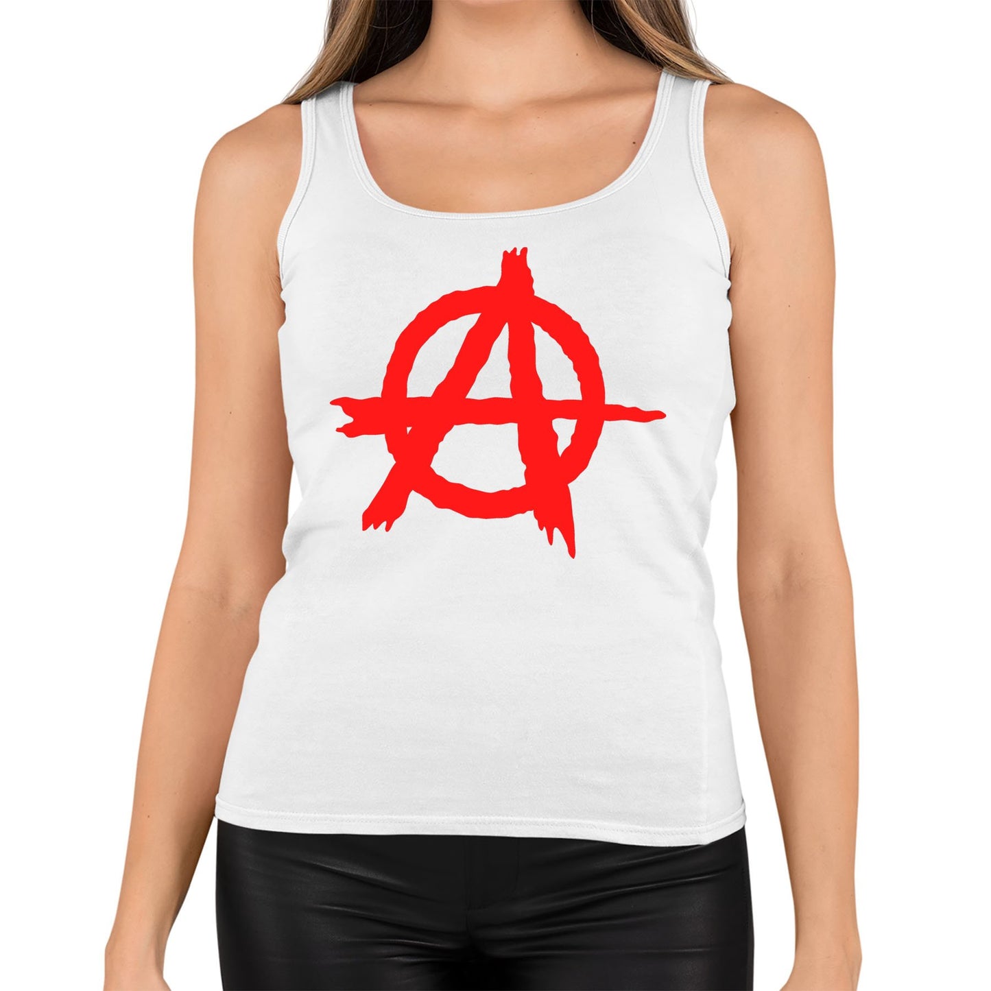 Anarchy Symbol Womens Vest