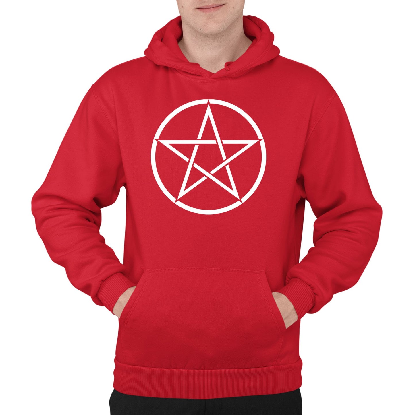 Pentagram Mens Pullover Hoodie