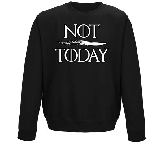 Not Today Arya Stark Childrens Sweatshirt