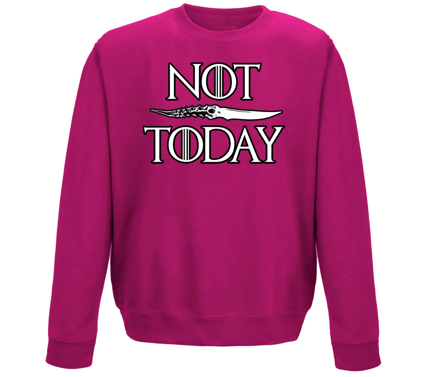 Not Today Arya Stark Childrens Sweatshirt