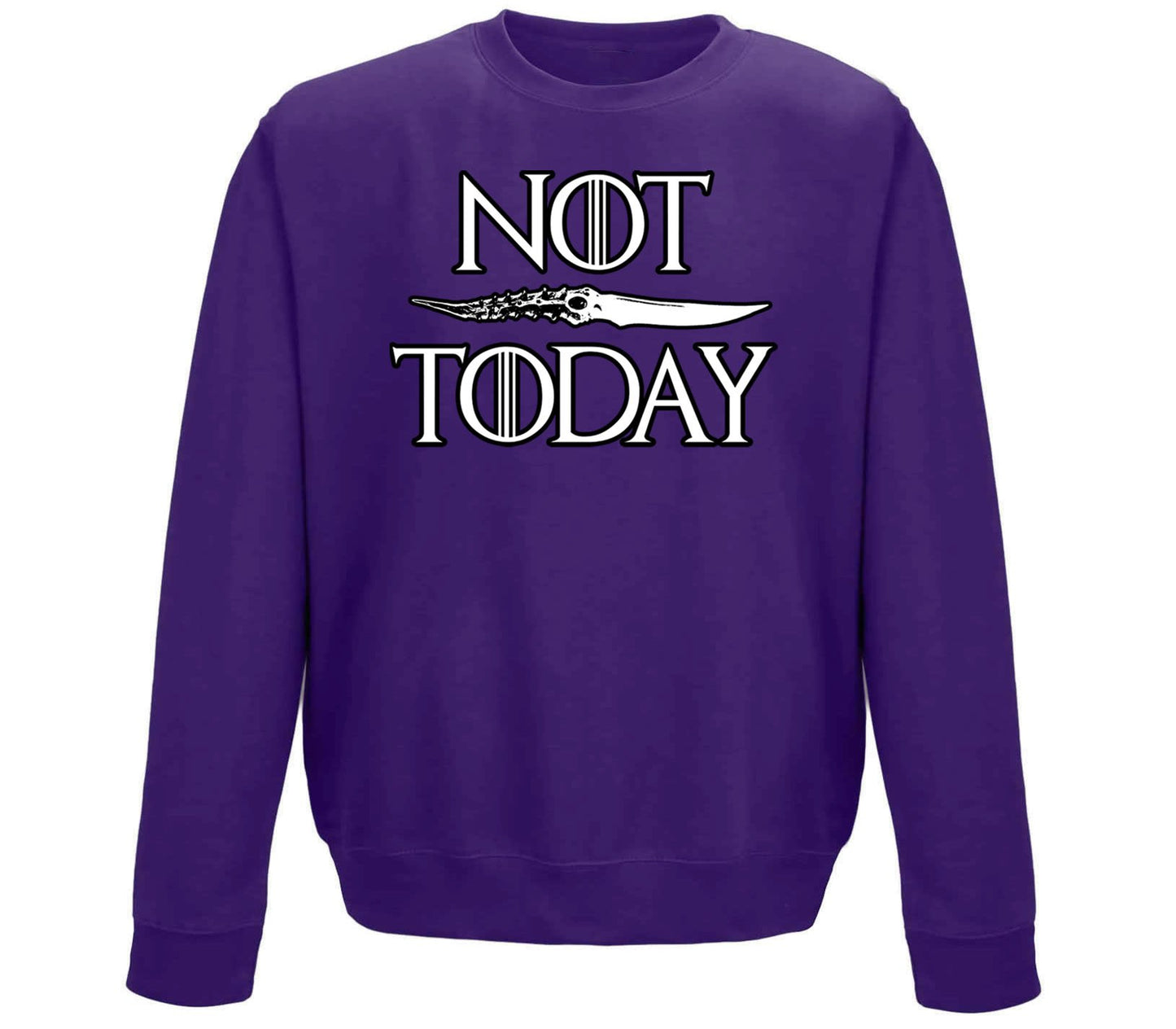 Not Today Arya Stark Childrens Sweatshirt