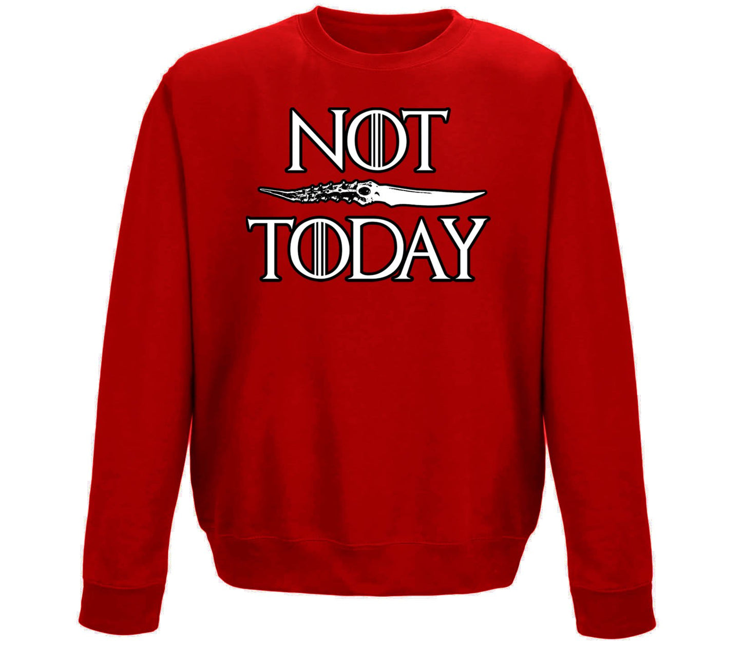 Not Today Arya Stark Childrens Sweatshirt