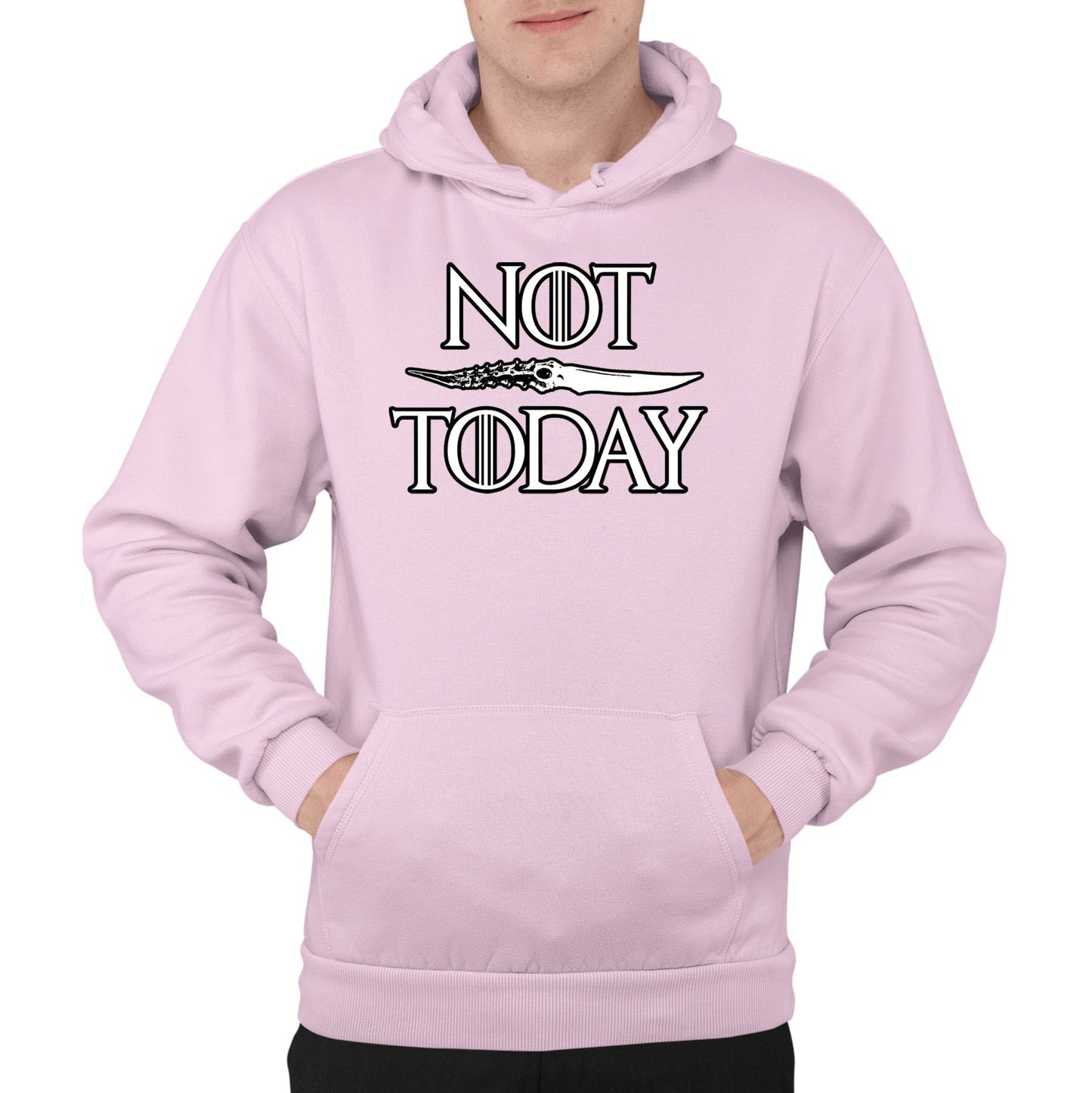 Not Today Arya Stark Mens Pullover Hoodie