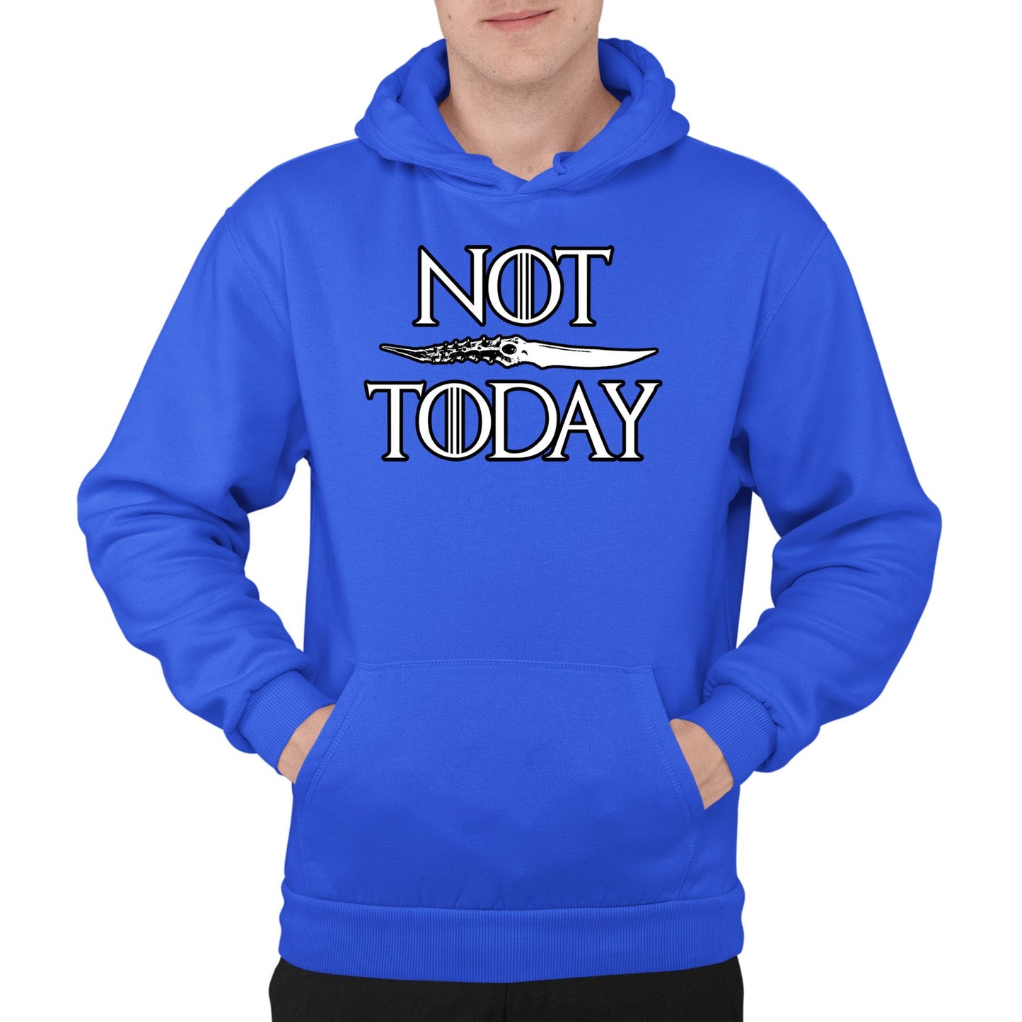 Not Today Arya Stark Mens Pullover Hoodie