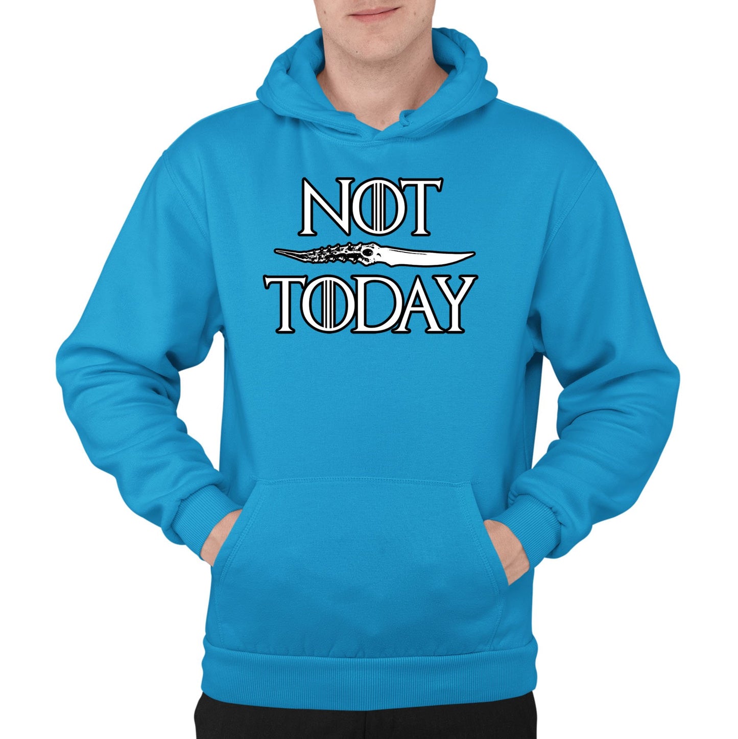 Not Today Arya Stark Mens Pullover Hoodie