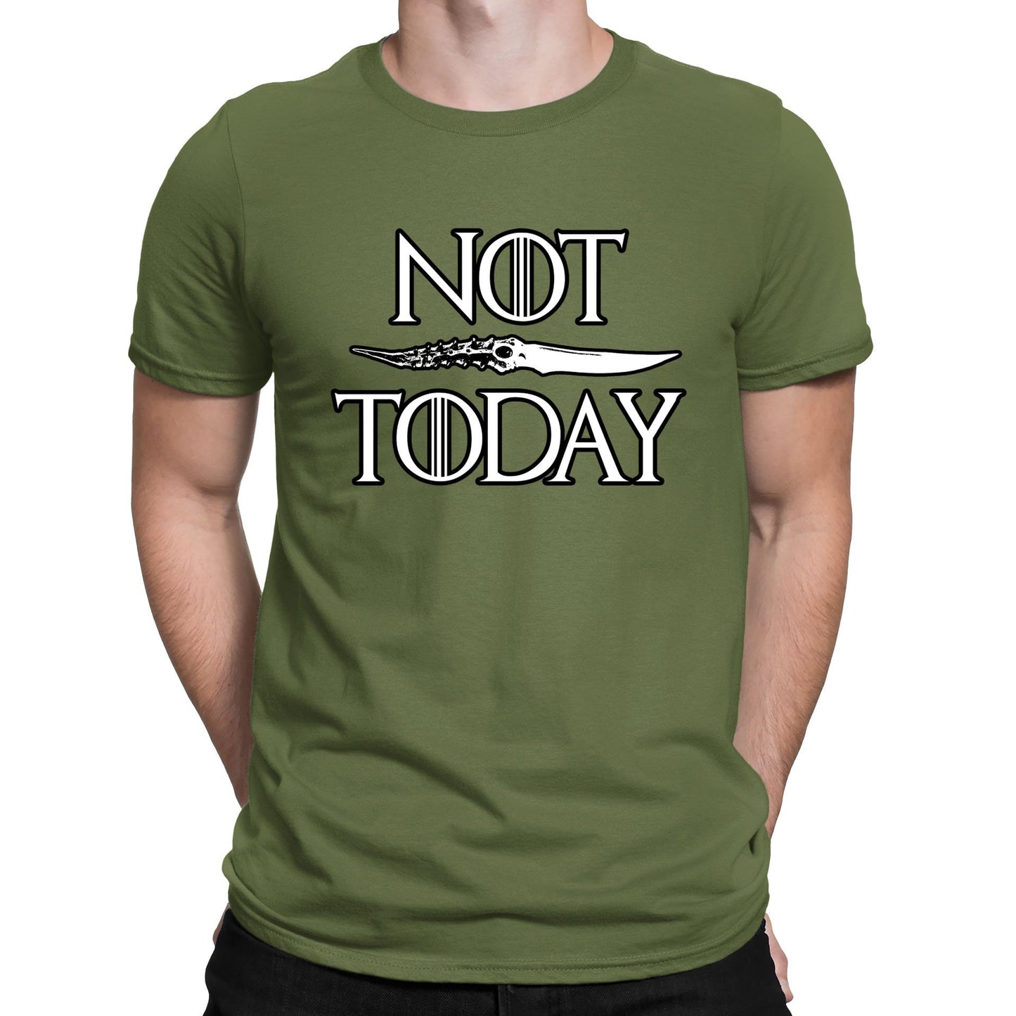 Not Today Arya Stark Mens T-shirt