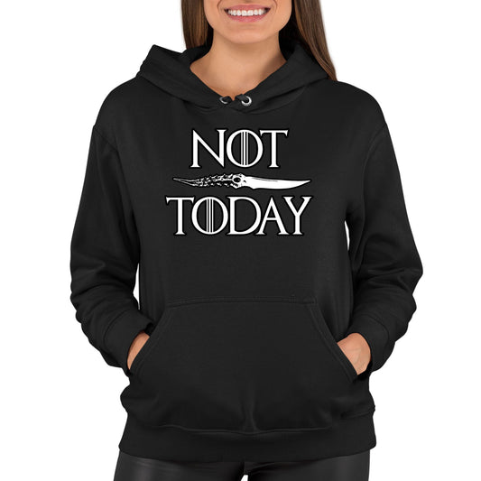 Not Today Arya Stark Womens Pullover Hoodie