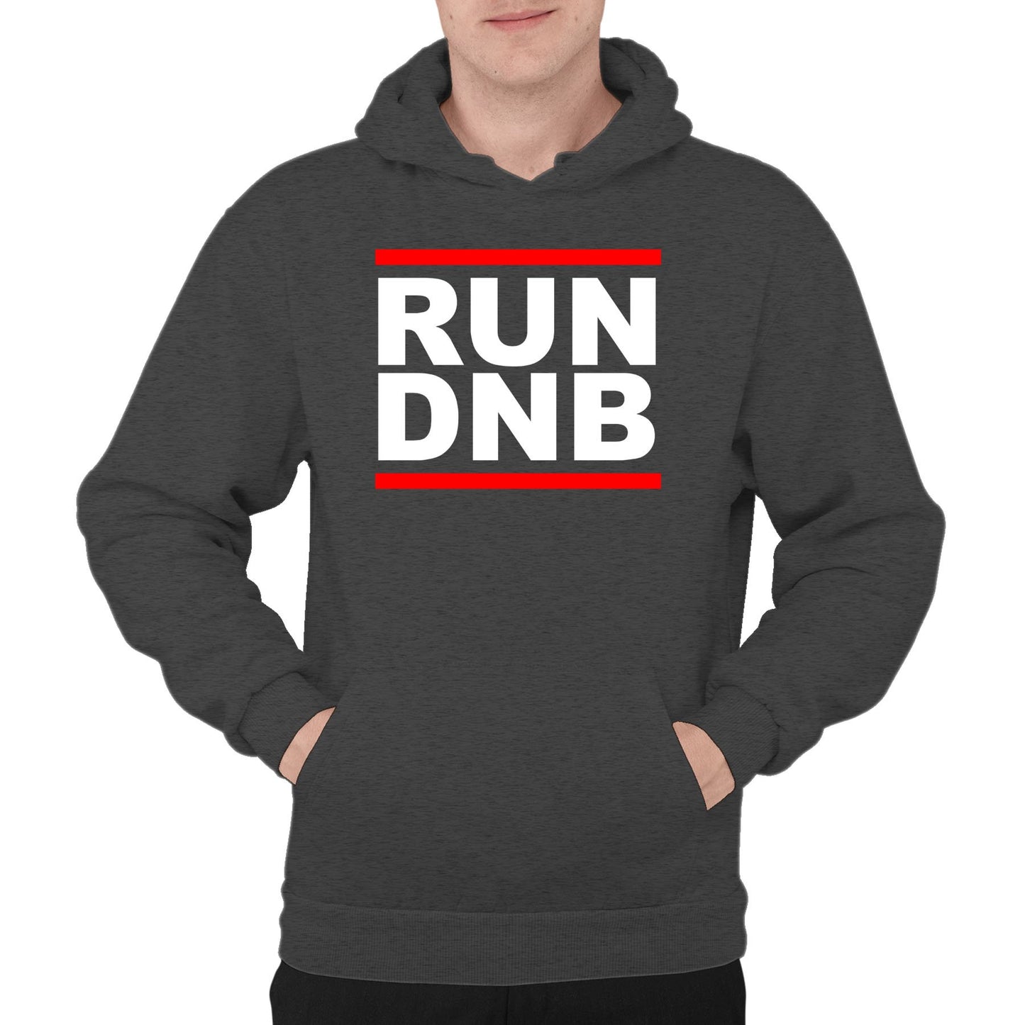 Run DNB Mens Pullover Hoodie