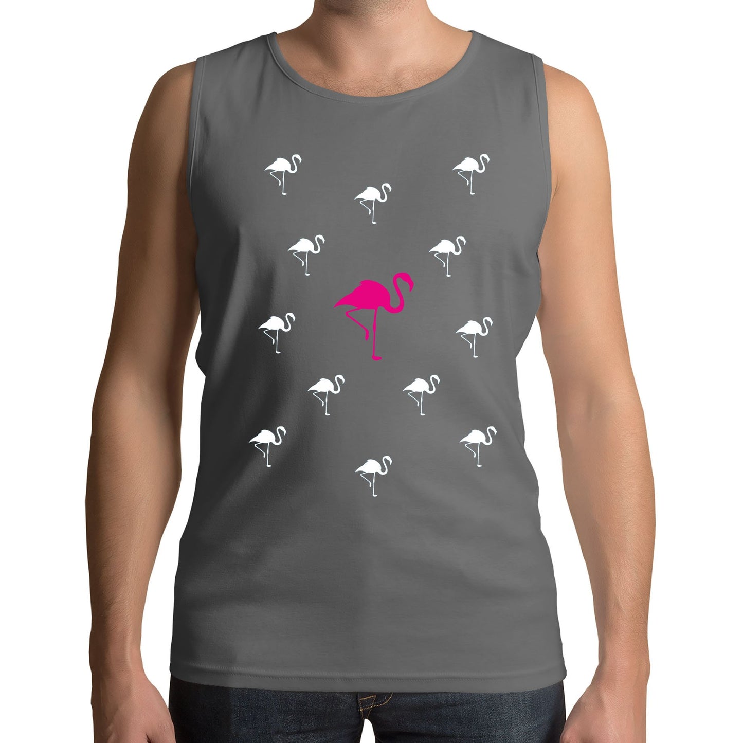 Flamingos Mens Vest