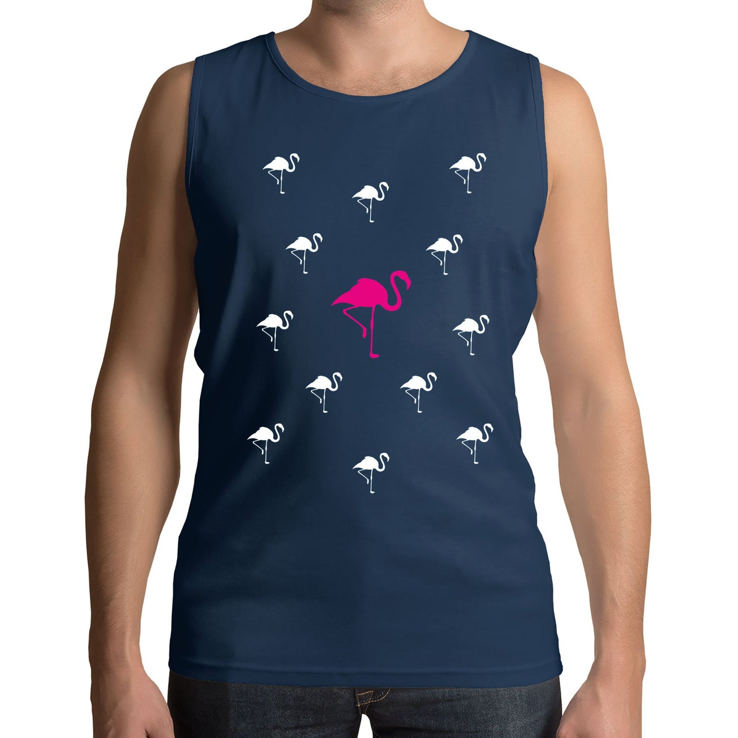 Flamingos Mens Vest