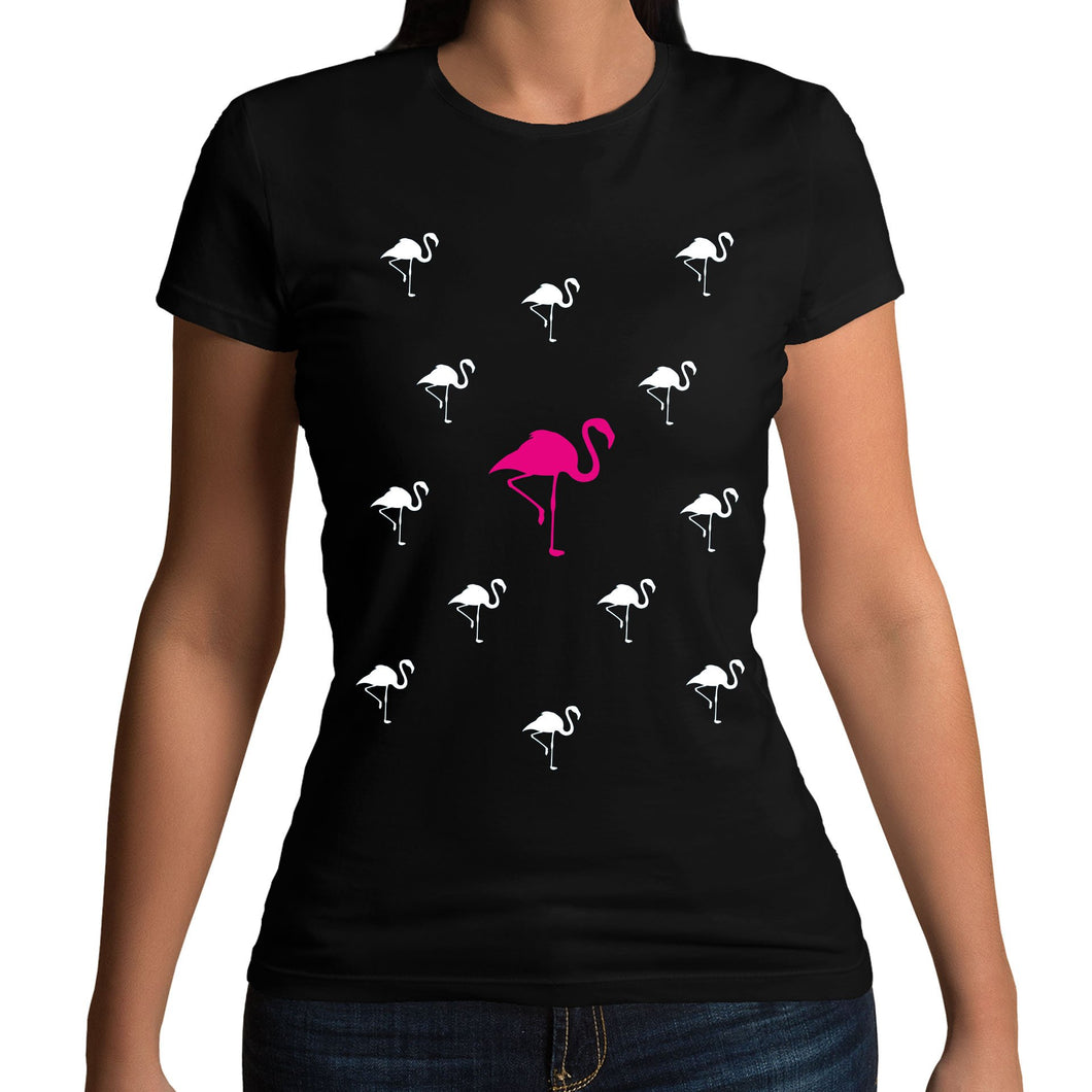 Flamingos Womens T-shirt