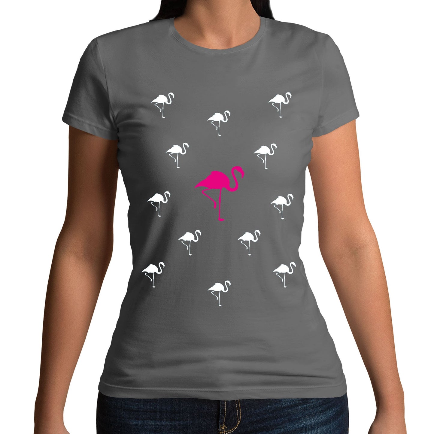 Flamingos Womens T-shirt