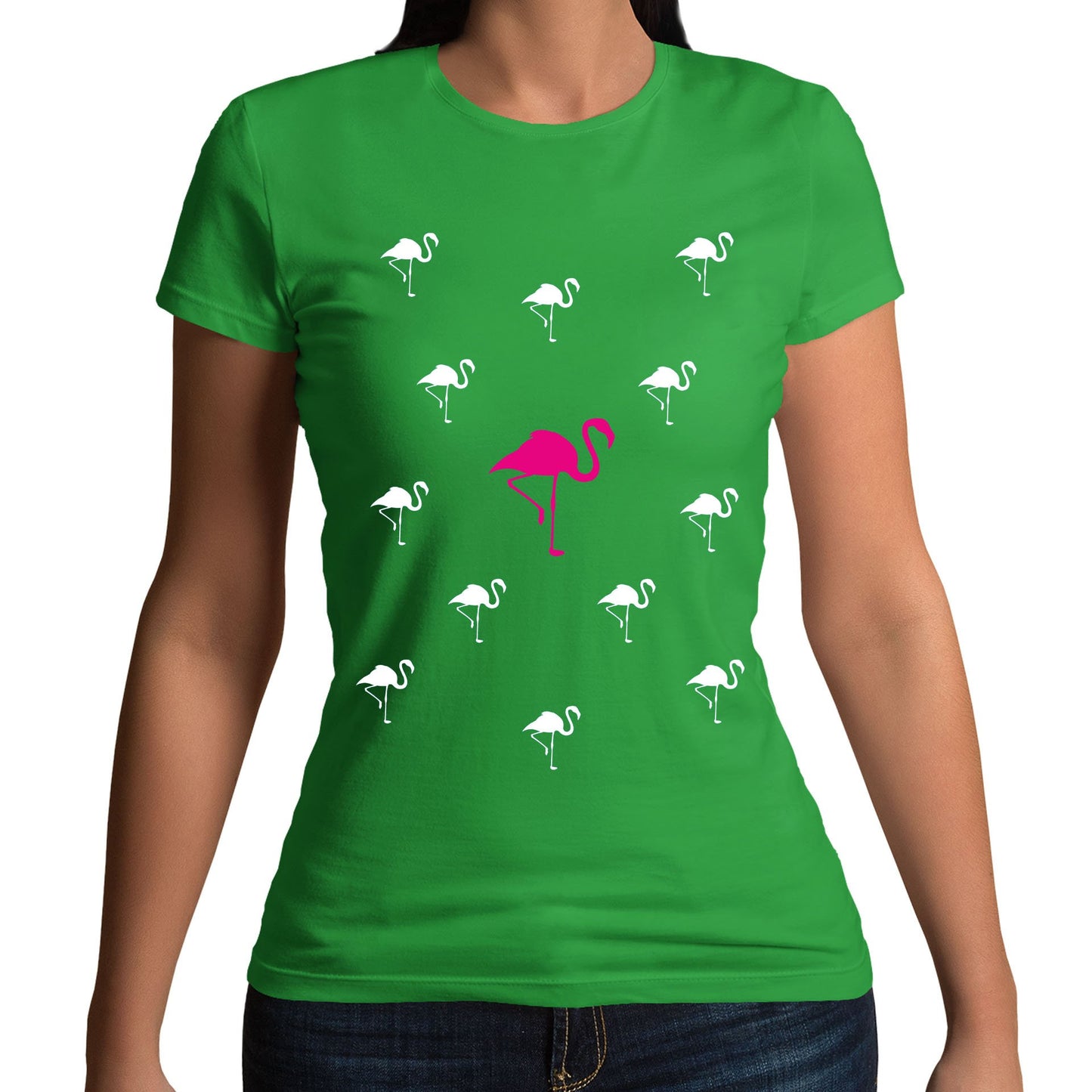 Flamingos Womens T-shirt