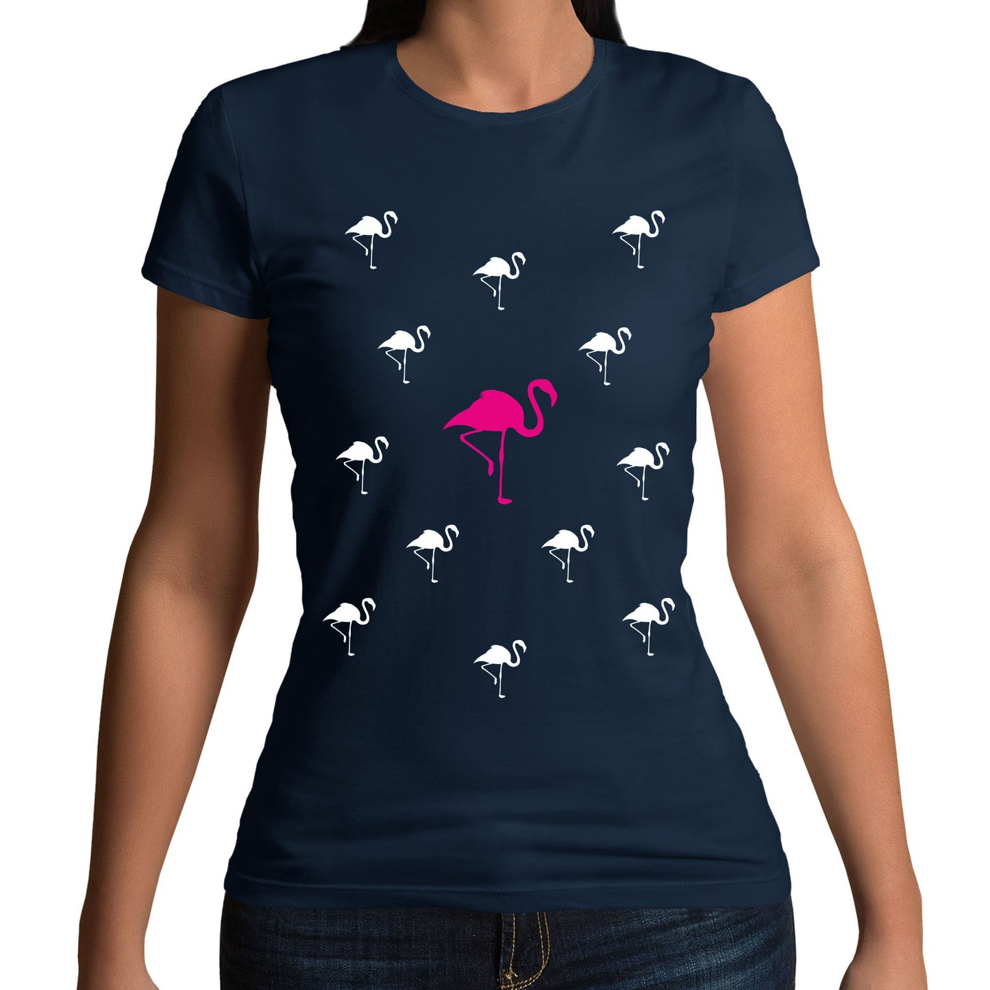 Flamingos Womens T-shirt