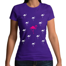 Load image into Gallery viewer, Flamingos Womens T-shirt
