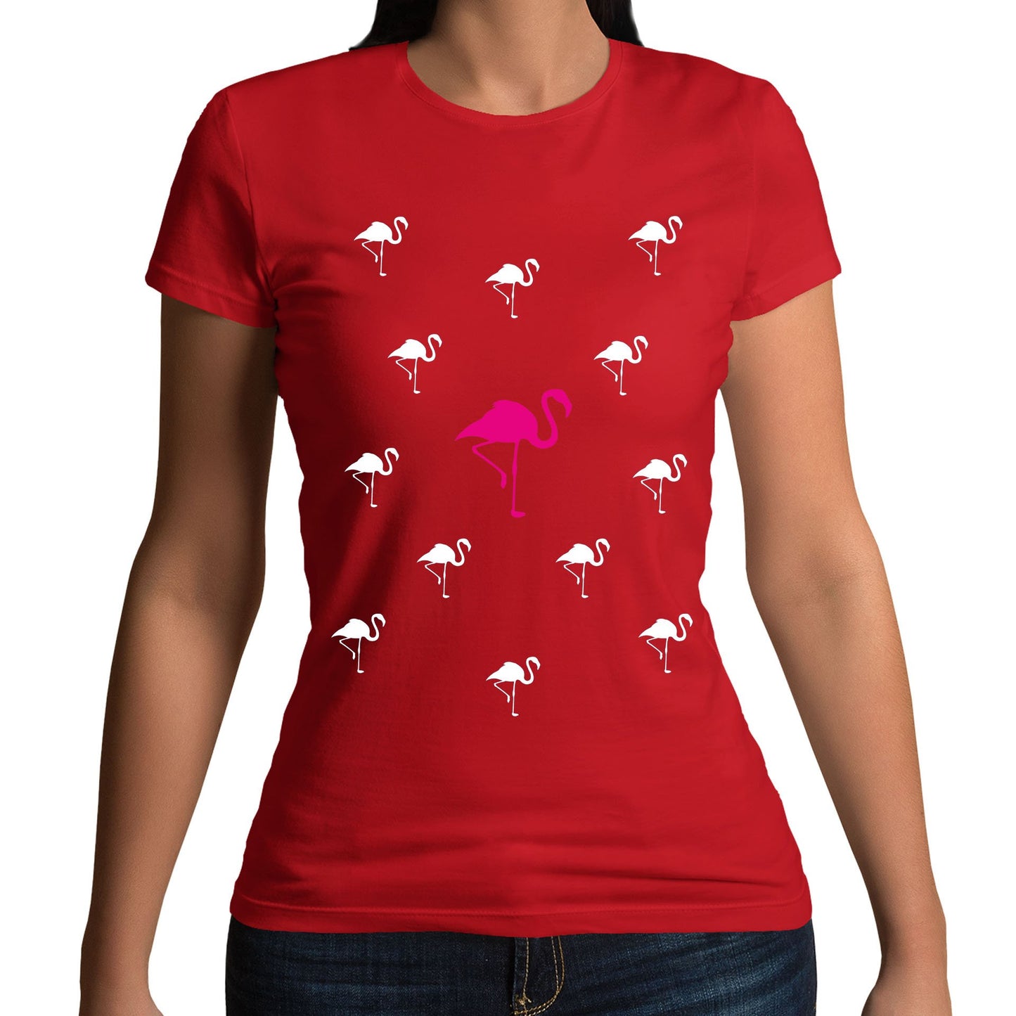 Flamingos Womens T-shirt