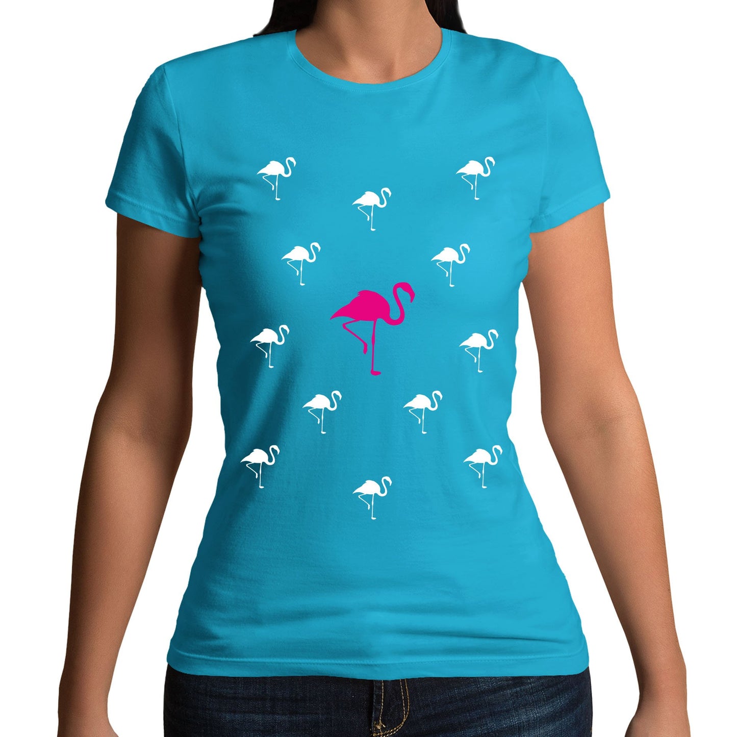 Flamingos Womens T-shirt