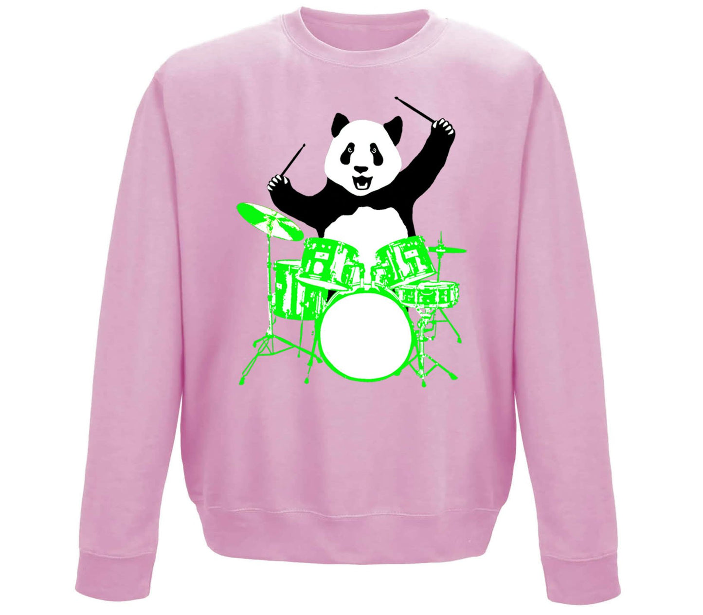 Panda Drummer Childrens Sweatshirt