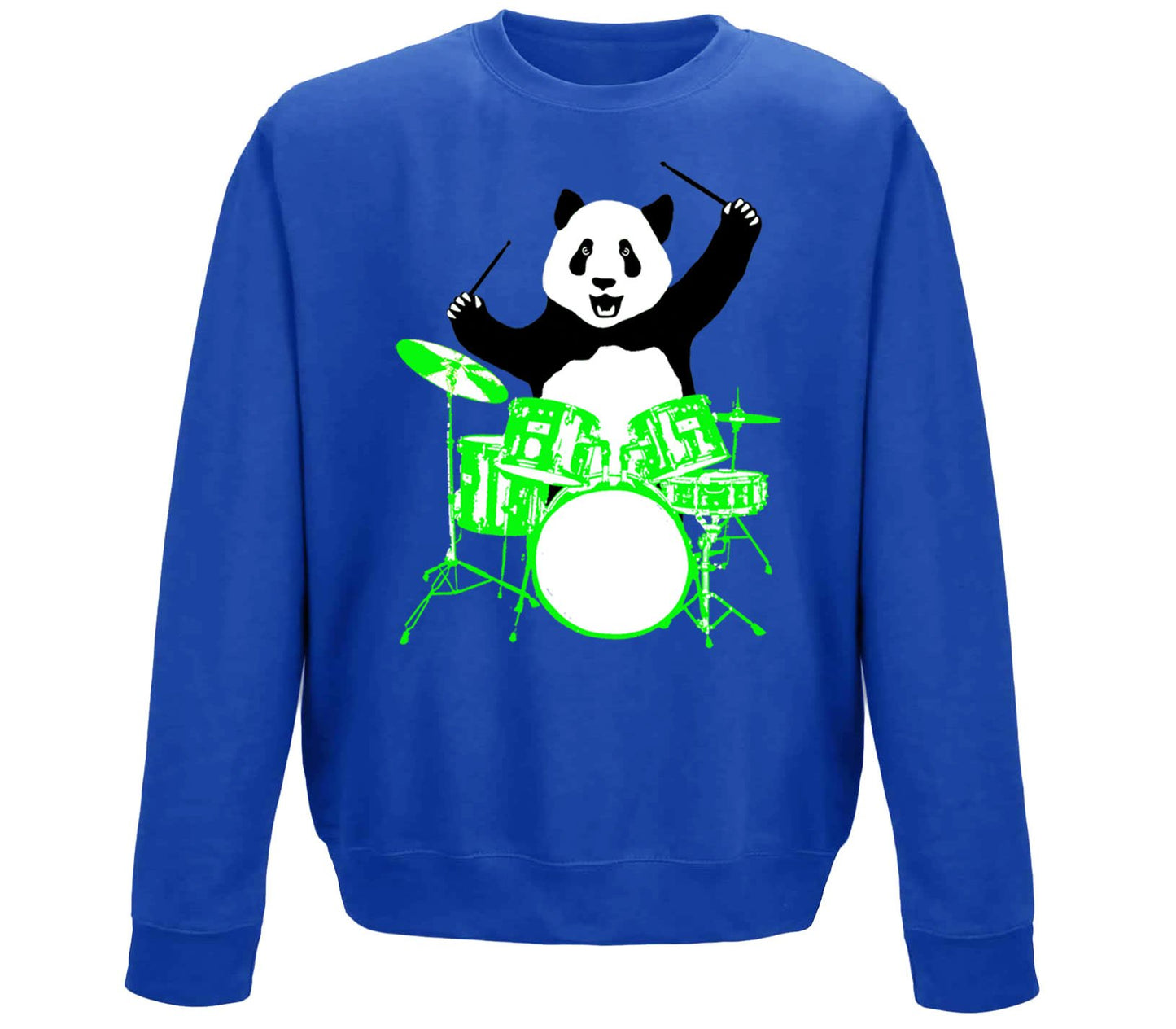 Panda Drummer Childrens Sweatshirt