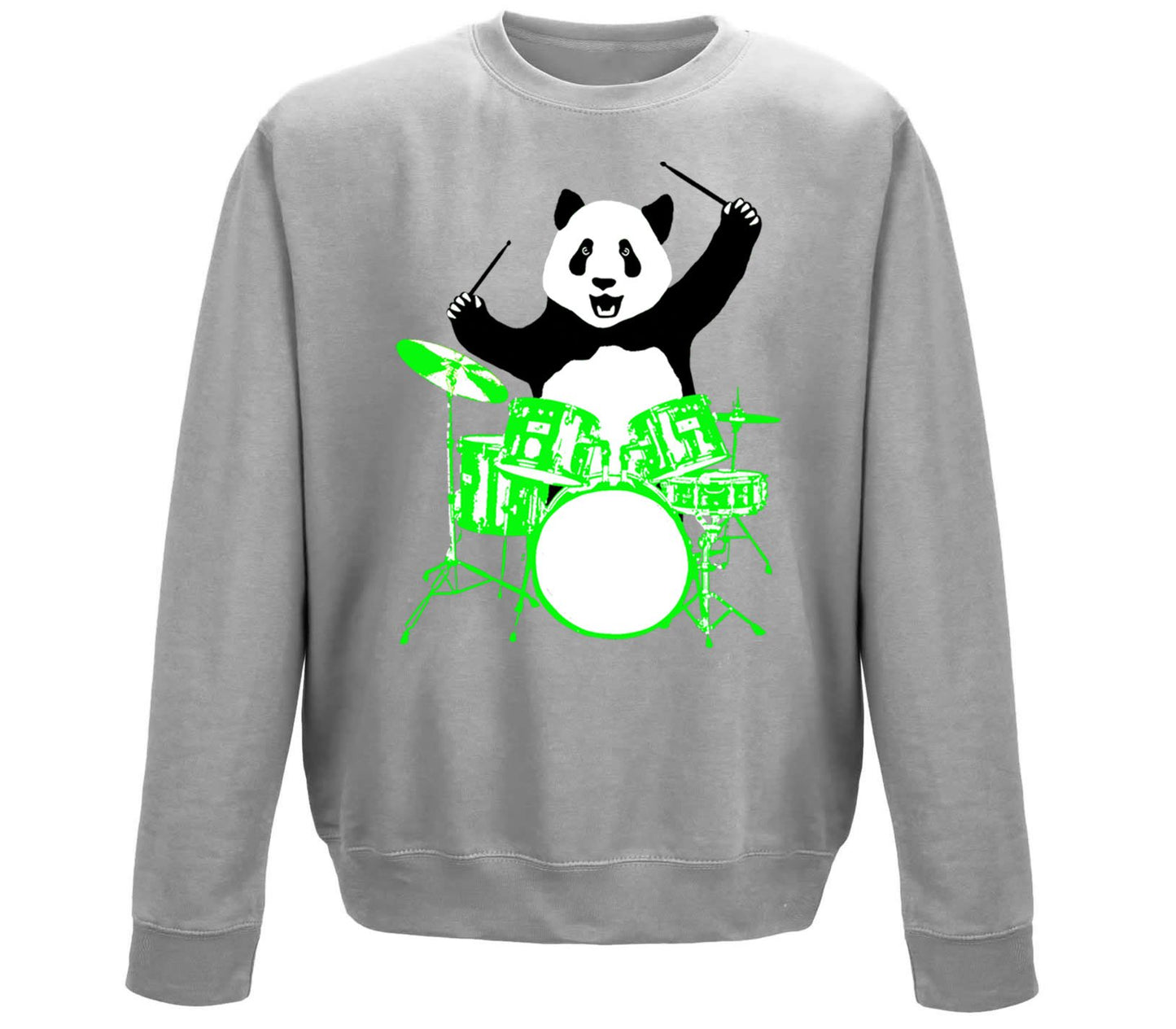 Panda Drummer Childrens Sweatshirt