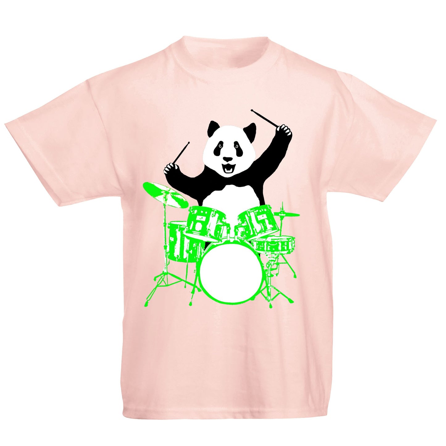 Panda Drummer Kids T-shirt