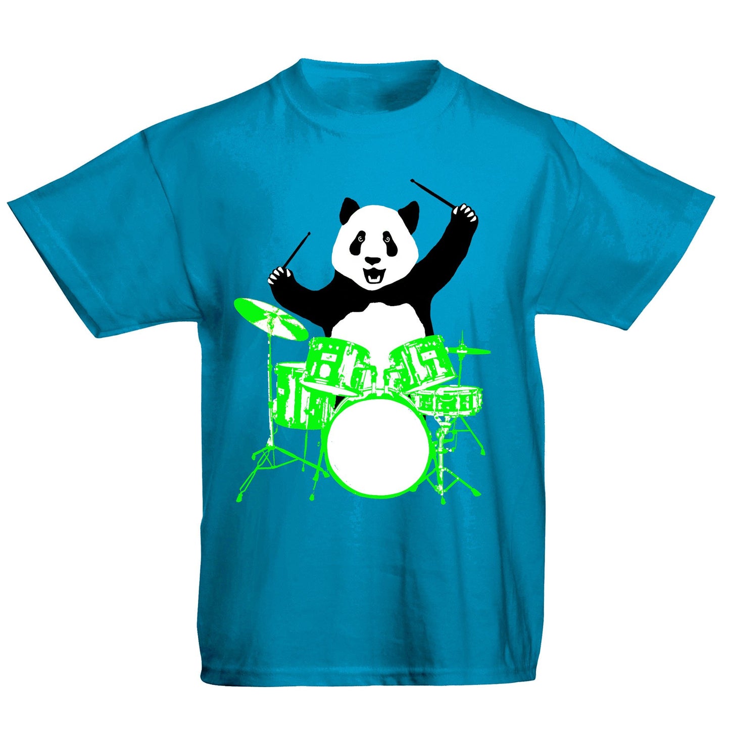 Panda Drummer Kids T-shirt