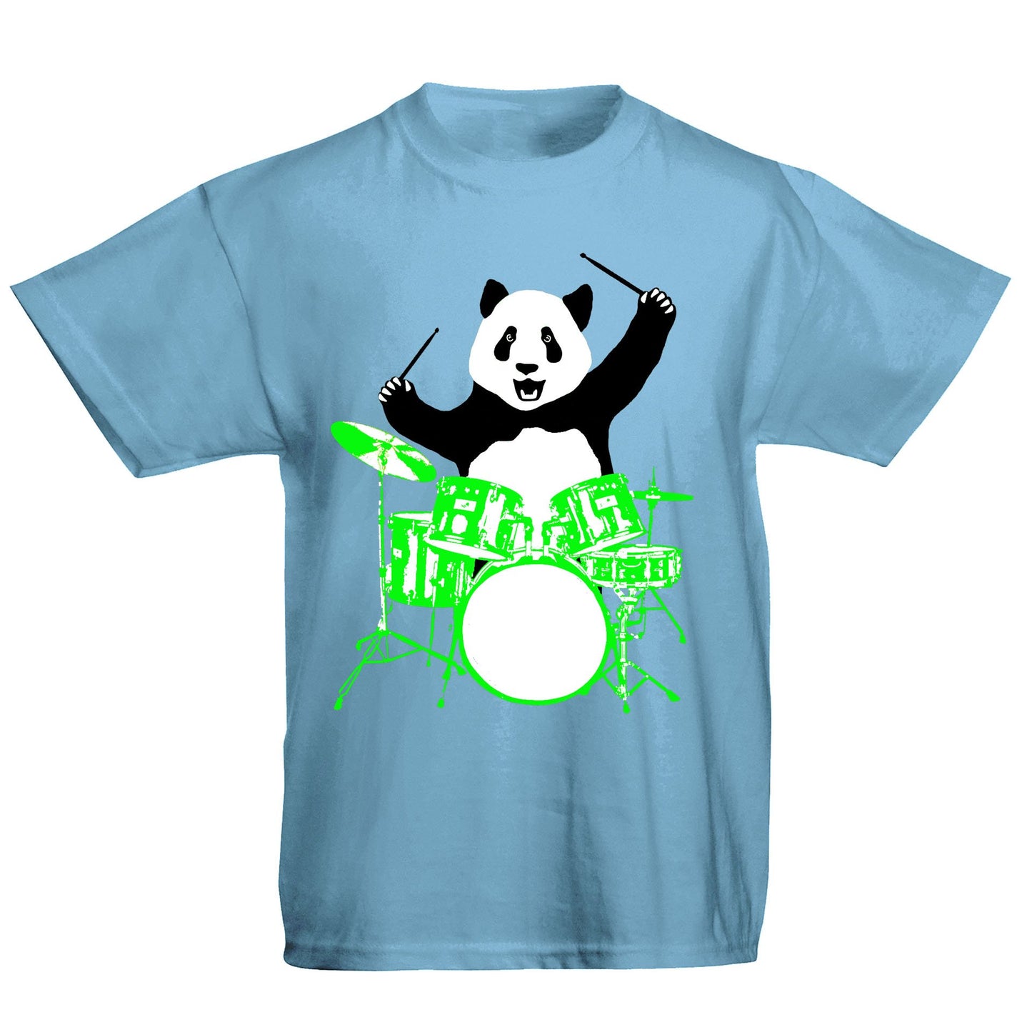 Panda Drummer Kids T-shirt